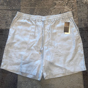 Lauren Ralph Lauren Shorts Blue Linen Shorts NEW Women's Size 16